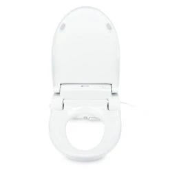 Brondell Swash Round Soft Closed Bidet Seat -Toilet Seats Shop DS725 front view open