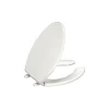 Kohler Lustra Elongated Open-Front Toilet Seat with Anti-Microbial Agent