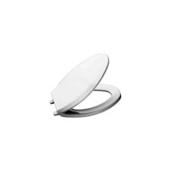 Kohler Lustra Q2 Elongated Closed-Front Toilet Seat with Anti-Microbial Agent, Quick-Release and Quick-Attach Hinges