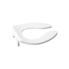 Kohler Lustra Elongated Open-Front Toilet Seat with Check Hinge -Toilet Seats Shop K 4666 CWhite