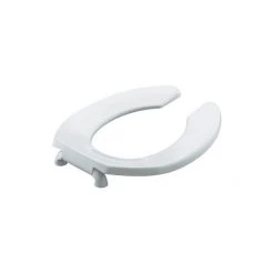 Kohler Lustra Round Open-Front Toilet Seat with Check Hinge