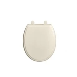 American Standard Round Closed-Front Toilet Seat with Soft Close, Grip Tight, and Quick Release