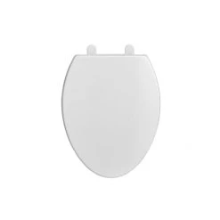 American Standard Cadet Elongated Closed-Front Toilet Seat with Soft Close, Quick Release, Ever-Tite and EverClean 7 American Standard Cadet Elongated Closed-Front Toilet Seat with Soft Close, Quick Release, Ever-Tite and EverClean -Toilet Seats Shop american standard 5025a 65g alternate view 7