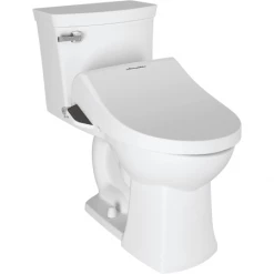 American Standard Advanced Clean 2.0 SpaLet™ Elongated Heated Bidet Seat with Remote Control Operation and Slow Close Hinges -Toilet Seats Shop american standard 8012a80grc lifestyle image 11