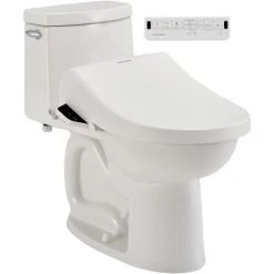 American Standard Advanced Clean 2.0 SpaLet™ Elongated Heated Bidet Seat with Remote Control Operation and Slow Close Hinges -Toilet Seats Shop american standard 8012a80grc lifestyle image 7
