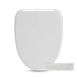 Anzzi Ember Elongated Electric Soft Close Bidet Seat -Toilet Seats Shop anzzi tl azeb101 ax 82
