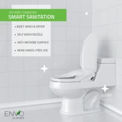 Anzzi Ember Elongated Electric Soft Close Bidet Seat -Toilet Seats Shop anzzi tl azeb101 in01 84