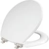 Bemis Benton Round Closed-Front Toilet Seat with Soft Close -Toilet Seats Shop bemis 26nisla 000 251734