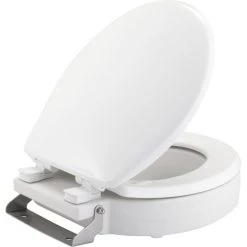 Bemis Medic-Aid® Round Closed Front Toilet Seat 8 Bemis Medic-Aid® Round Closed Front Toilet Seat -Toilet Seats Shop bemis 4lrt back view 25