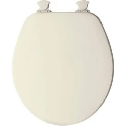 Bemis Round Closed-Front Enameled Wood Toilet Seat with Flat Cover -Toilet Seats Shop bemis 540ec alternate view 40