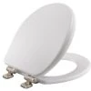 Bemis Alesio™ Round Closed-Front Toilet Seat and Lid with Soft Close -Toilet Seats Shop bemis 9170nsla 000 520136