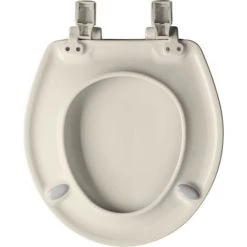 Bemis Alesio II Round Closed-Front Toilet Seat with Soft Close -Toilet Seats Shop bemis 9170ple4 alternate view 63