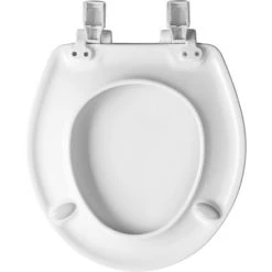 Bemis Alesio II Round Closed-Front Toilet Seat with Soft Close -Toilet Seats Shop bemis 9170ple4 alternate view 65