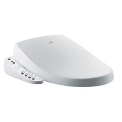 BioBidet Aura Elongated Bidet Toilet Seat with Nightlight and LED Side Panel Control -Toilet Seats Shop bio bidet a7 alternate image 106