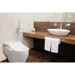 BioBidet Slim Elongated Bidet Toilet Seat with Self-Cleaning Nozzle, Nightlight and Fusion Warm Water Technology 10 BioBidet Slim Elongated Bidet Toilet Seat with Self-Cleaning Nozzle, Nightlight and Fusion Warm Water Technology -Toilet Seats Shop bio bidet slim one alternate image 7