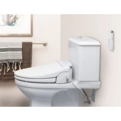 Brondell Swash Round Soft Closed Bidet Seat -Toilet Seats Shop brondell ds725 r alternate image 9