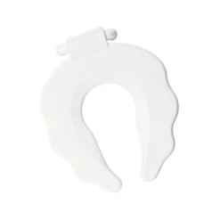 Kohler Primary Round Open Front Children's Toilet Seat with Anti-Microbial Agent and Green Hinge