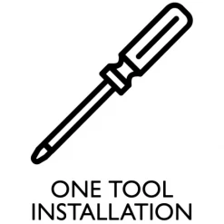 Design House Round Wooden Toilet Seat with Closed Front and Metal Hinges -Toilet Seats Shop design house 561241 alternate image 2489