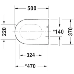 Duravit Starck 3 Elongated Closed-Front Toilet Seat -Toilet Seats Shop duravit 2 0063320000 duravit td wcs 006331d 006332 85098 543
