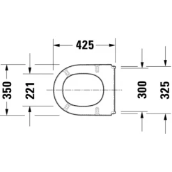 Duravit Starck 3 Elongated Closed-Front Toilet Seat -Toilet Seats Shop duravit 2 0063810000 duravit td wcs 006381d2 988847 545
