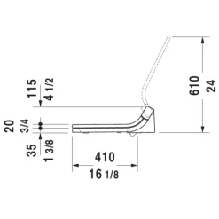 Duravit SensoWash Starck Elongated Slow-Close Bidet Seat -Toilet Seats Shop duravit 610000001040100 duravit td i 610000s 87594 388