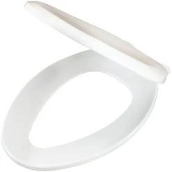 Gerber Hinsdale Elongated Closed-Front Toilet Seat with Soft Close and Quick Release
