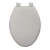 Jones Stephens Elongated Closed-Front Toilet Seat with Soft Close Slow-Close Adjustable QuicKlean® Hinge -Toilet Seats Shop jones stephens c1b3e4s04 4295008