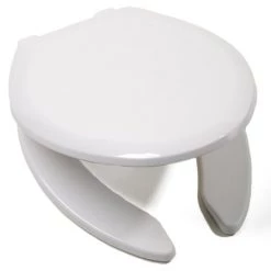 Jones Stephens Elongated Open-Front Toilet Seat with Soft Close