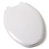Jones Stephens Elongated Closed-Front Toilet Seat with Soft Close Slow-Close Adjustable QuicKlean® Hinge -Toilet Seats Shop jones stephens c1b3e7s00 4295008