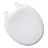 Jones Stephens Round Closed-Front Toilet Seat with Soft Close Slow-Close Adjustable QuicKlean® Hinge -Toilet Seats Shop jones stephens c1b3rsl00 4295008