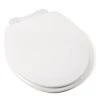 Jones Stephens Round Closed-Front Toilet Seat with Soft Close Slow-Close Adjustable QuicKlean® Hinge -Toilet Seats Shop jones stephens c1b4r2s00 4295008