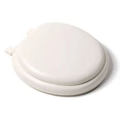 Jones Stephens Round Closed-Front Toilet Seat Slow-Close Adjustable QuicKlean® Hinge