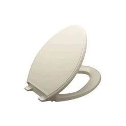 Kohler Glenbury Q3 Elongated Closed-Front Toilet Seat with Quiet-Close Technology and Quick-Attach Hinges