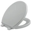 Kohler Reveal Round Closed-Front Toilet Seat with Grip Tight Bumpers, Quiet-Close Seat, and Quick-Attach Hinges -Toilet Seats Shop kohler 4009 95