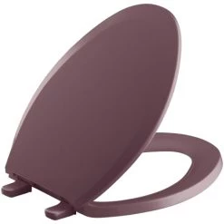 Kohler Lustra Q2 Elongated Closed-Front Toilet Seat with Quick-Release and Quick-Attach Hinges