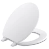 Kohler Brevia Q2 Round Closed-Front Toilet Seat with Quick-Release and Quick-Attach Hinges -Toilet Seats Shop kohler 4775 0 productimage