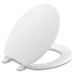 Kohler Brevia Q2 Round Closed-Front Toilet Seat with Quick-Release and Quick-Attach Hinges