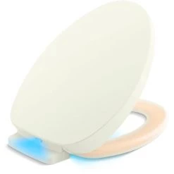 Kohler PureWarmth Elongated Toilet Seat and Lid with Soft Close, Quick Release, and Night Light -Toilet Seats Shop kohler k 10349 alternate 2 50