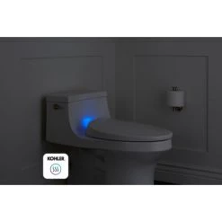 Kohler PureWarmth Elongated Toilet Seat and Lid with Soft Close, Quick Release, and Night Light -Toilet Seats Shop kohler k 10349 alternate 4 58