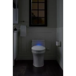 Kohler PureWarmth Round Closed-Front Heated Toilet Seat with Soft Close Lid, Quick Release, and Night Light -Toilet Seats Shop kohler k 10515 alternate view 4
