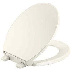 Kohler Border Round Closed-Front Toilet Seat with Soft Close and Quick Release