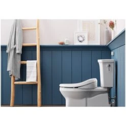 Kohler C3-430 Elongated Closed Front Bidet Seat with Heated Seat, Quiet-Close Lid, Quiet-Release Hinges, and LED Lighting -Toilet Seats Shop kohler k 27142 cr alternate view 29
