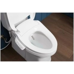 Kohler C3-430 Elongated Closed Front Bidet Seat with Heated Seat, Quiet-Close Lid, Quiet-Release Hinges, and LED Lighting -Toilet Seats Shop kohler k 27142 cr alternate view 31