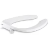 Kohler Lustra Elongated Open-Front Toilet Seat with Check Hinge -Toilet Seats Shop kohler k 4670 c 0