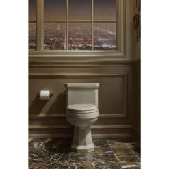 Kohler Glenbury Q3 Elongated Closed-Front Toilet Seat with Quiet-Close Technology and Quick-Attach Hinges -Toilet Seats Shop kohler k 4733 alternate image 1 313
