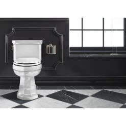 Kohler Glenbury Q3 Elongated Closed-Front Toilet Seat with Quiet-Close Technology and Quick-Attach Hinges -Toilet Seats Shop kohler k 4733 alternate image 1 315