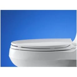 Kohler Brevia Q2 Elongated Closed-Front Toilet Seat with Quick-Release and Quick-Attach Hinges -Toilet Seats Shop kohler k 4774 side view 25