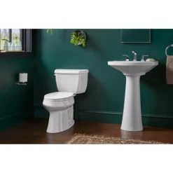 Kohler Brevia Q2 Round Closed-Front Toilet Seat with Quick-Release and Quick-Attach Hinges -Toilet Seats Shop kohler k 4775 alternate image 52