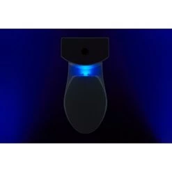 Kohler Purefresh Elongated Closed Front Toilet Seat with Purefresh Air Filtering, Night Light, and Quiet-Close Technology 11 Kohler Purefresh Elongated Closed Front Toilet Seat with Purefresh Air Filtering, Night Light, and Quiet-Close Technology -Toilet Seats Shop kohler k 5588 installed night time view with night light on 4