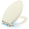 Kohler Cachet Elongated Closed Front Toilet Seat with Nightlight, Quiet-Close, and Grip-Tight -Toilet Seats Shop kohler k 75796 96 37